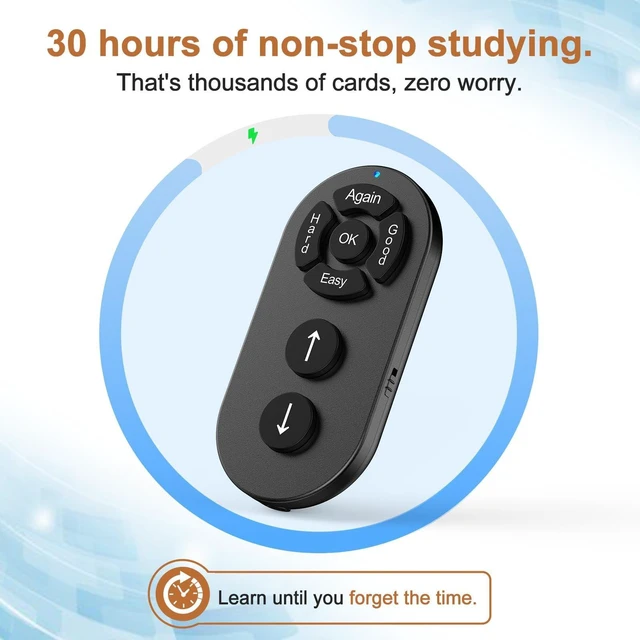 Alt view image 5 of 7 - Remote for Anki,No Remap,Compatible with Mac,PC,iOS,Android,Black Screen-Matched Button Labels, Fast Pair, No Add-ons, For Mac/iPad/iPhone/Android/Windows, Portable Design