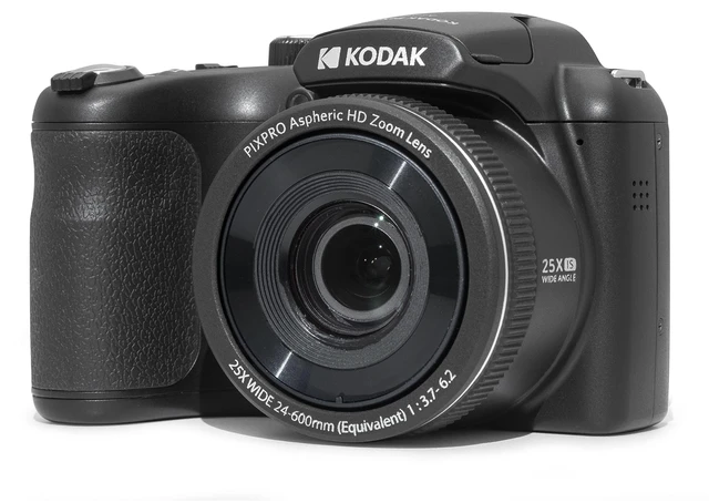 Main image of PIXPRO AZ255 16MP Digital Camera, 25x Optical Zoom, AA, OIS, Black 1080p Full HD Video, 24mm Wide Angle Lens, 3 Inch LCD, Optical Image Stabilization, Vlogging Camera, Bridge Camera