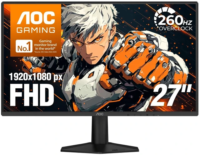 Main image of 27" Gaming Monitor FHD 260Hz Overclocked NVIDIA G-SYNC Compati. 27G51Z 1920x1080 Computer Monitor, 0.5ms, IPS, LED, HDR Ready, Audio Earphone out, VESA Mount, Console Ready