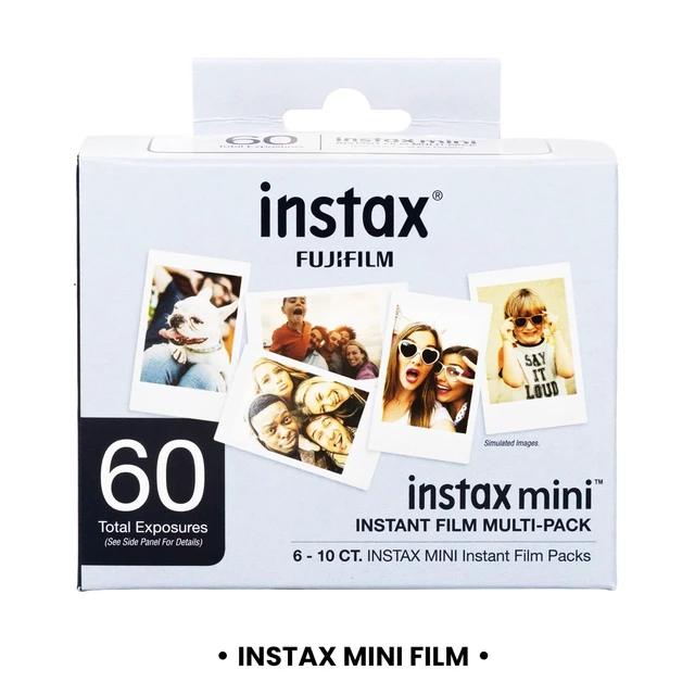 Alt view image 2 of 7 - Instax Mini Film 6 Ten Packs Bundled with 60 Moshify Sticker Frame