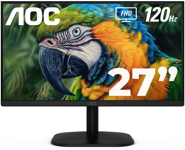 Main image of 27 Inch Computer Monitor FHD 120Hz Fast IPS HDR, 27B35H3 1920×1080 LED Monitor, 1ms MPRT, Adaptive Sync, HDMI 1.4, VGA, VESA, Tilt Adjust, Eco-Friendly, Flicker-Free, Low Blue Light