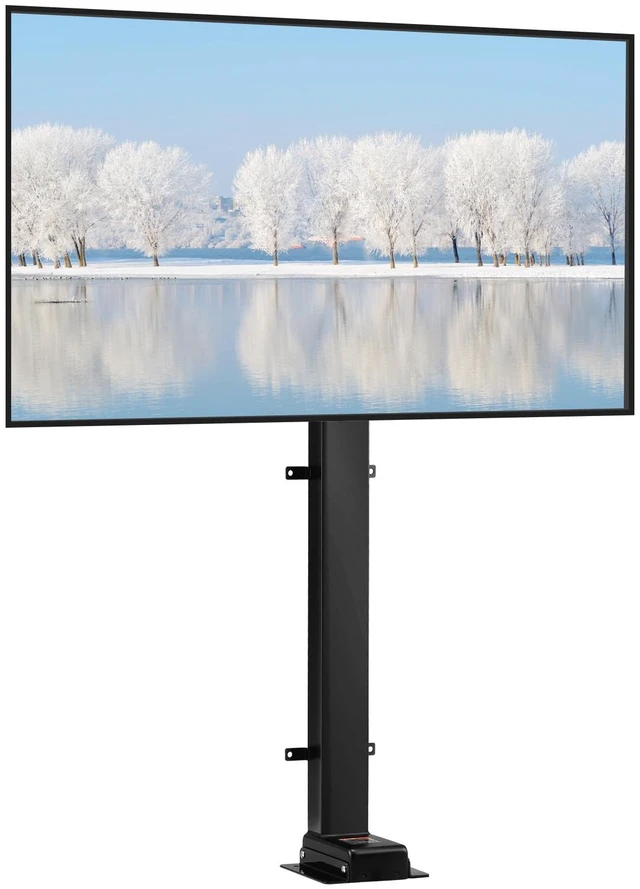 Main image of Motorized TV Lift Stroke Length 35 Inches Motorized TV Mount Fit for 37-65 Inch TV Lift with Remote Control Height Adjustable 28.7-64.2 Inch,Load Capacity 130 Lbs