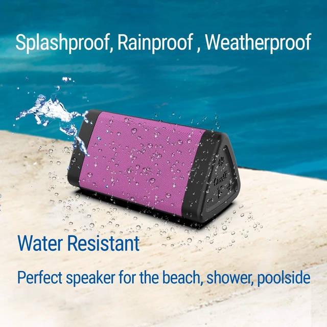 Alt view image 5 of 7 - OontZ Angle 3 Gen 4 Portable Bluetooth Speaker, 12W, 24-Hour Playtime, Pink Compact 12W Bluetooth speaker with clear sound,100-ft range, IPX5 waterproof, AUX Input, USB-C Charging Cable