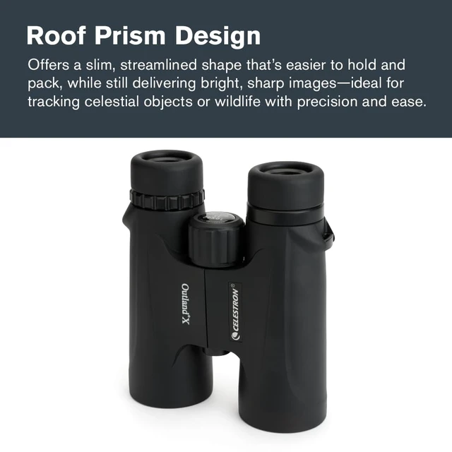 Alt view image 5 of 7 - Outland X 10x42 Binoculars for Wildlife & Hunting Built for the Outdoors, Rugged Rubber-Armored Body, Waterproof, BaK-4 Prisms, Multi-Coated Optics, Bright, Clear Views