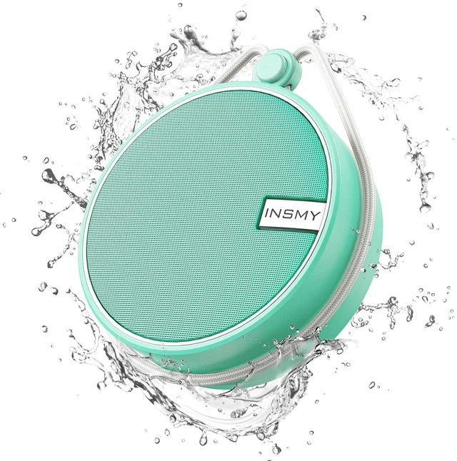 Main image of C12 IP67 Waterproof Shower Bluetooth Speakers Portable Small Speaker Speakers Bluetooth Wireless,Loud Clear Sound,Support TF Card,Suction Cup,for Outdoor Kayak Canoe Beach Gift(Mint)