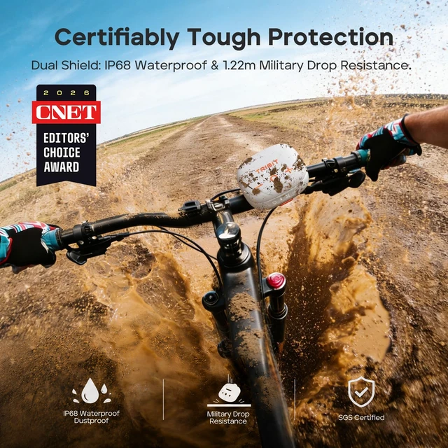 Alt view image 3 of 7 - StormBox Micro 3 Portable Bluetooth Speaker, 13W, IP68 Waterproof Bike Speaker, BT6.0, 24H Playtime, Magnetic & Strap, XBass, Custom EQ, Wireless, TWS Pairing, Outdoor, Home, Hiking, Cycling