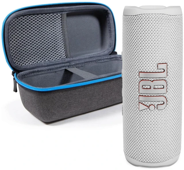 Main image of Flip 6 (White) + Bundle with divvi! Protective Hardshell Case (Black)