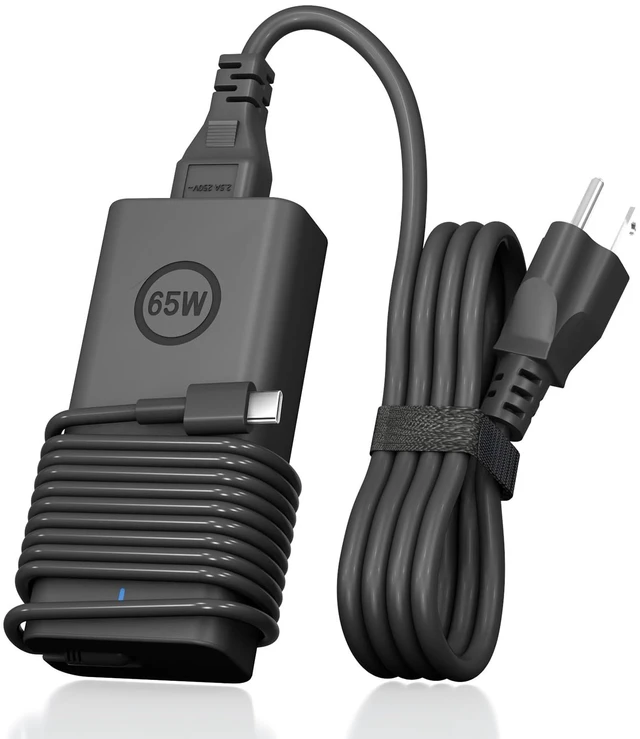 Main image of 65W USB C for Dell Laptop Charger for Dell XPS Chromebook 3100 3400 5190 3110 2-in-1 and Dell Latitude 5000-5400 5410 5420 5430 3340 3440 3540 7340 7440 Type C Computer Adapter