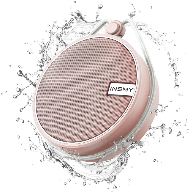 Main image of C12 IP67 Waterproof Shower Bluetooth Speakers Portable Small Speaker Speakers Bluetooth Wireless,Loud Clear Sound,Support TF Card,Suction Cup,for Outdoor Kayak Canoe Beach Gift Pink