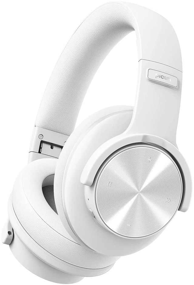 Main image of B8 Wireless Bluetooth Headphones, 120H Playtime, 3EQ Modes, White Over-Ear, Built-in Microphone, Multipoint Connection, Foldable, Button & Touch Controls, for Travel Home Office Phone PC