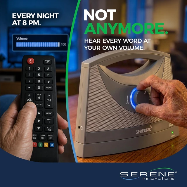 Alt view image 3 of 7 - Wireless TV Speakers for Hard of Hearing - Portable, Powerful, and Convenient