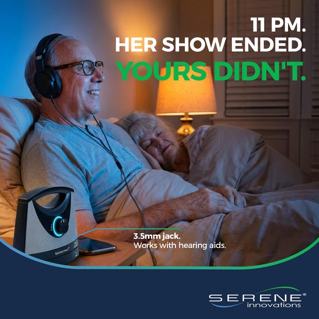 Alt view image 7 of 7 - Portable Wireless Speakers for Smart TV - Ideal for TV Watching Without The Blaring Volume - Designed for Hard of Hearing, Elderly, and Seniors - 100ft Range