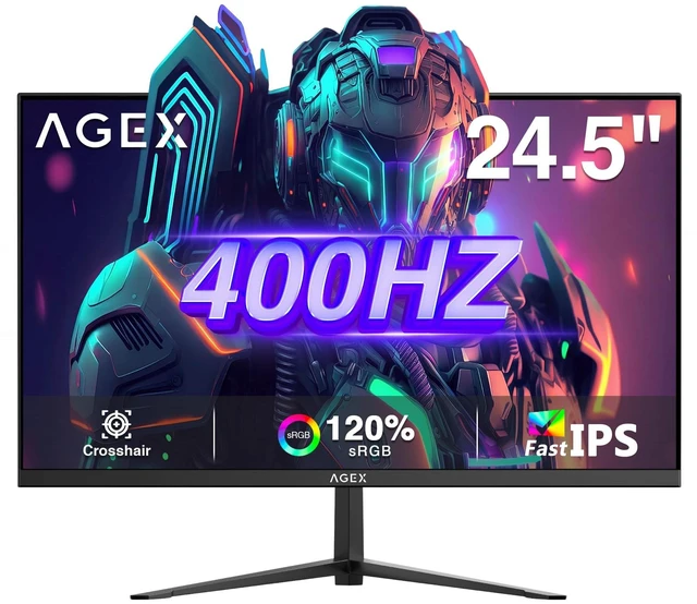 Main image of Z-Edge 24.5 inch 400HZ 300Hz 240Hz Gaming Monitor,FHD 1080p, MPRT 1ms Fast IPS Monitor Gaming, 300nits, 16.7M Colors, 1000:1 Contrast, AG25S Frameless Bezel, DP x1, HDMI x2,for Business,Gaming