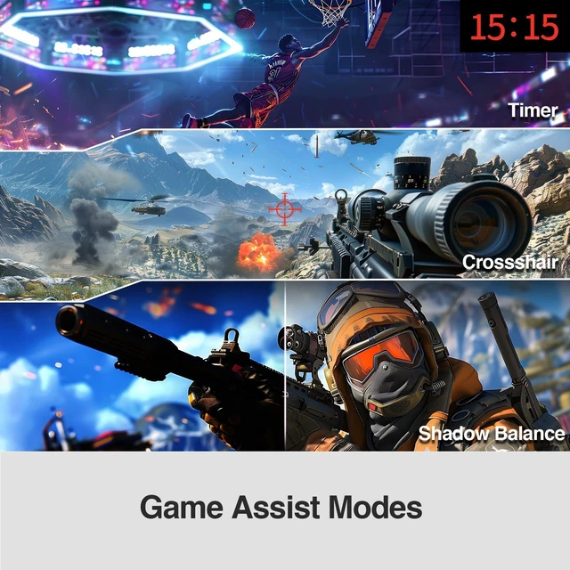 Alt view image 5 of 7 - Z-Edge 24.5 inch 400HZ 300Hz 240Hz Gaming Monitor,FHD 1080p, MPRT 1ms Fast IPS Monitor Gaming, 300nits, 16.7M Colors, 1000:1 Contrast, AG25S Frameless Bezel, DP x1, HDMI x2,for Business,Gaming