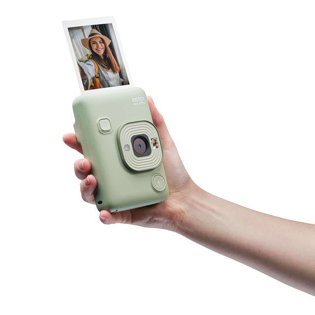 Alt view image 4 of 7 - INSTAX Mini LIPLAY Hybrid Instant Camera - Matcha Green