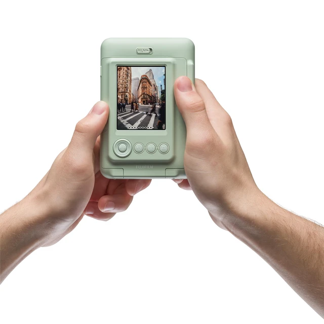 Alt view image 5 of 7 - INSTAX Mini LIPLAY Hybrid Instant Camera - Matcha Green