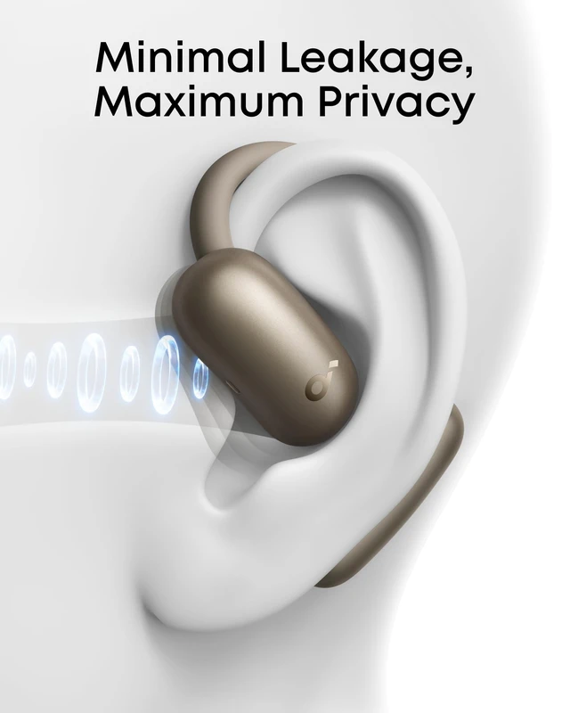 Alt view image 4 of 7 - AeroFit 2 by Anker Open Ear Earbuds, Open Ear Headphones, Earbuds Real-Time Translation, 4 Adjustable Positions, 42H Playtime, Rich Bass, Hi-Res, IP55, AI Clear Calls, Wireless Charging