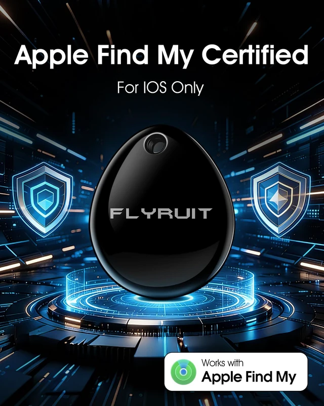 Alt view image 2 of 7 - Air Tracker Tags-4 Pack, iOS Only, Apple Find My Certified, Luggage Tracker Smart Bluetooth Tracking, Key Finder Items Locator for iPhone, Travel Cruise Essentials, Wallet, Backpack, Car, Bike