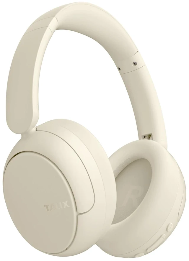 Main image of H30 Hybrid Active Noise Cancelling Headphones, 110H Playtime Hi-Res Audio Bluetooth 6.0 Wireless Over Ear ANC Headphones for Commute/Travel (Off-White)