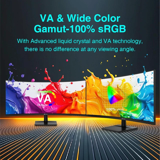 Alt view image 6 of 7 - 34 Inch Ultrawide Curved Gaming Monitor 200Hz, WQHD 1440p, 1ms 1500R, 2K Monitor, Adaptive Sync, Ultra Slim, 122% sRGB, PIP/PBP, Bluelight Filter, HDR, VESA, HDMI 2.1x2, DP1.4x2