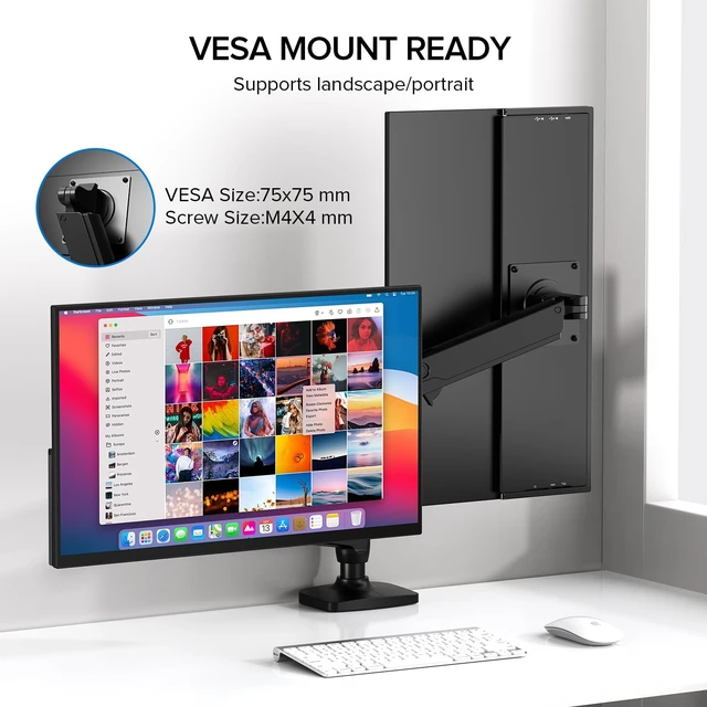 Alt view image 5 of 7 - 17.5" Portable Monitor, 125% sRGB, 400 Nits IPS Display 1920×1200 FHD, 16:10, USB-C & HDMI, Adjustable Stand, Eye Care Screen Extender for Laptop, MacBook & Gaming