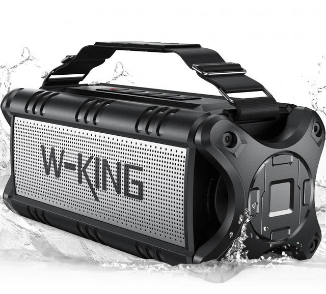 Main image of Bluetooth Speaker 90W Max, IPX6 Waterproof Portable Outdoor Speaker 50W Deep Bass Subwoofer/40H/EQ/Dual Pairing/TF/AUX, Large Boombox Wireless Speakers for Home, Party, Camping, Beach