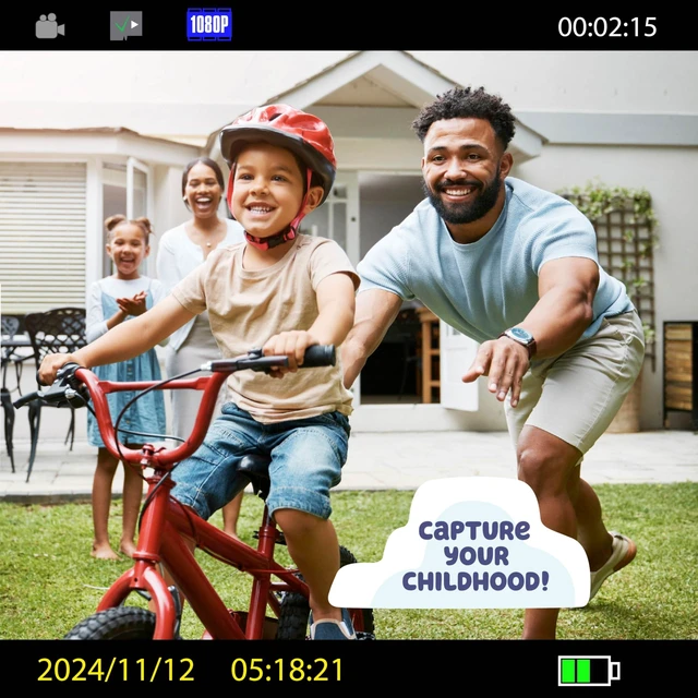 Alt view image 5 of 7 - Bluey Kids Camera with SD Card, Digital Camera with Video Recording