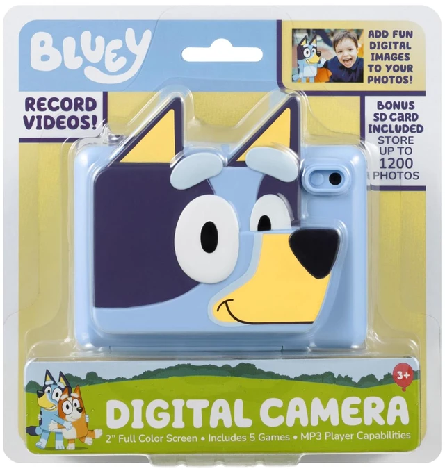 Alt view image 7 of 7 - Bluey Kids Camera with SD Card, Digital Camera with Video Recording