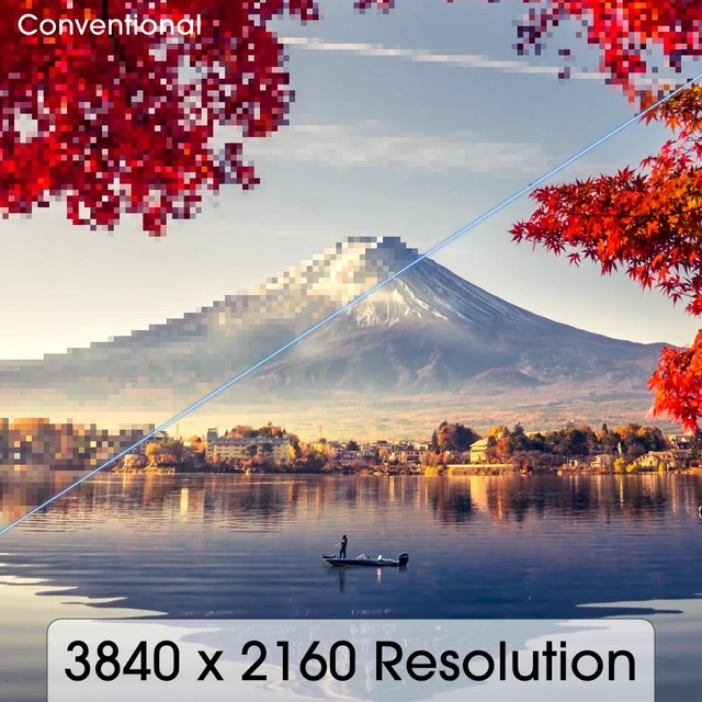 Alt view image 5 of 7 - 32-inch 4K UHD 3840 x 2160 Monitor 70Hz DisplayPort x2 HDMI x2 100% sRGB Build-in Speakers, Machine Black 2026 (U325W-UPT Series)