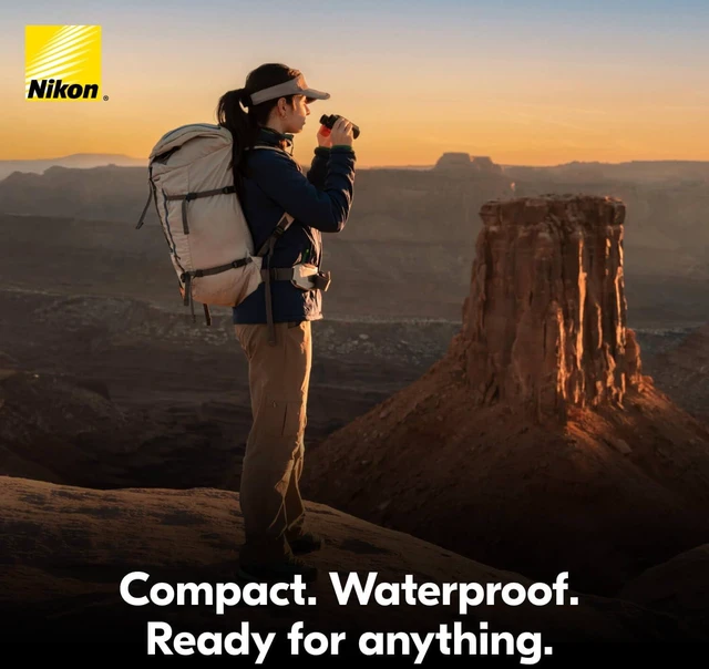 Alt view image 7 of 7 - Trailblazer II 8x25 Ultra-Compact Waterproof and Fogproof Travel Binoculars with Multilayer-Coated Optics and Rubber-Armored Body