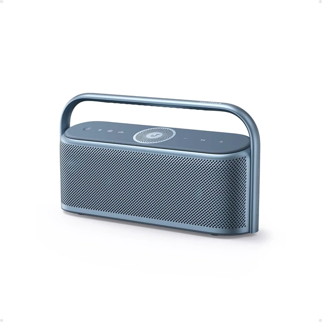 Main image of Motion X600 Portable Bluetooth Speaker with Spatial Audio, 50W Sound, IPX7 Waterproof, Pro EQ, AUX-in, for Home, Office, Backyard and Bathroom Use (Blue)