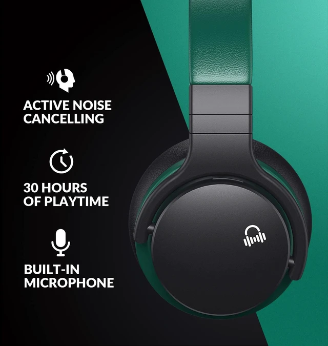 Alt view image 2 of 6 - Million Sold Classic E7 Active Noise Cancelling Headphones Upgraded HD Sound, Wireless Bluetooth Headphones Over The Ear Unequaled Comfort, Vivid Deep Bass, for Home Office Travel Gift