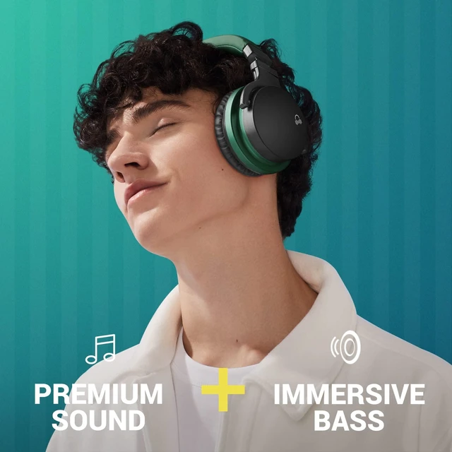Alt view image 3 of 6 - Million Sold Classic E7 Active Noise Cancelling Headphones Upgraded HD Sound, Wireless Bluetooth Headphones Over The Ear Unequaled Comfort, Vivid Deep Bass, for Home Office Travel Gift