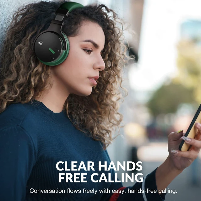 Alt view image 4 of 6 - Million Sold Classic E7 Active Noise Cancelling Headphones Upgraded HD Sound, Wireless Bluetooth Headphones Over The Ear Unequaled Comfort, Vivid Deep Bass, for Home Office Travel Gift
