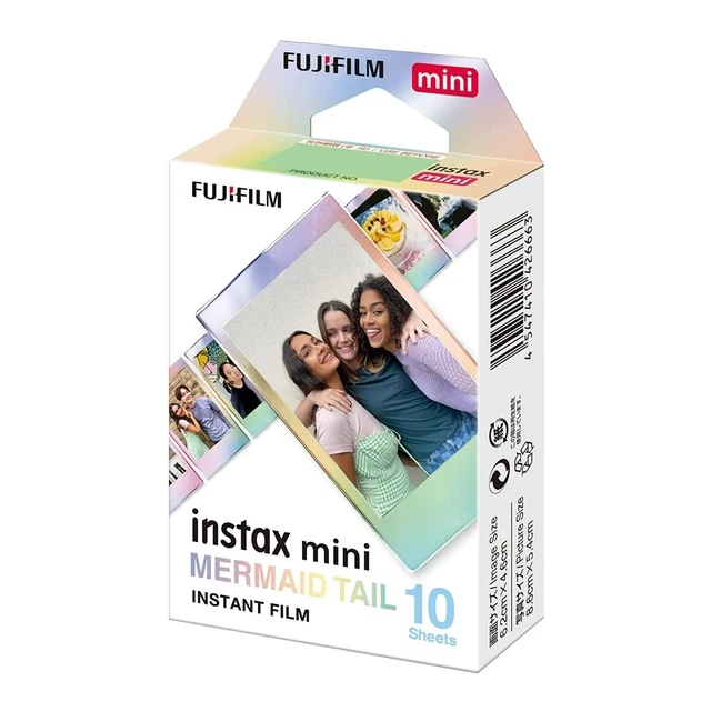 Alt view image 3 of 7 - Instax Mini Mermaid Tail Film Bundle 30 Prints). Metallic Mermaid Border. Compatible with Instax Mini Cameras and Printers, (3 Pack), (10 Exposures)