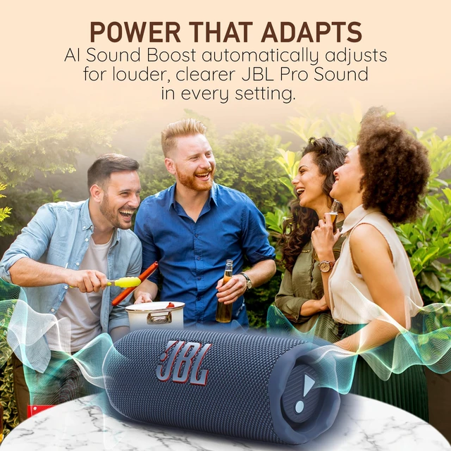 Alt view image 3 of 7 - Flip 7 Portable Bluetooth Speaker, IP68 Waterproof, Dustproof, Drop-Proof, PushLock System, AI Sound Boost, 16H Battery Purple Boomph's Comprehensive Ultimate Performance Cloth Solution