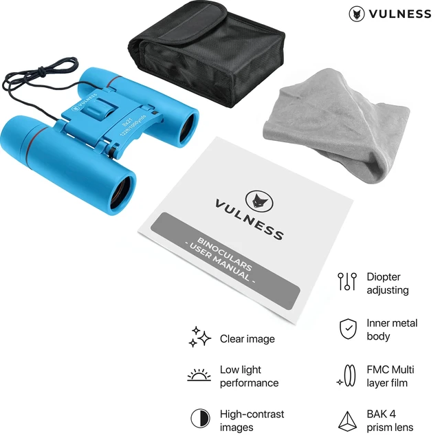 Alt view image 5 of 7 - Binoculars for Adults, Small Mini Travel Essentials, 8X21, Blue Compact Binoculars for Camping, Cruise Ship, Hiking Gear, Bird Watching, Norwegian, Alaska, Costa Rica, Must Haves, Gifts