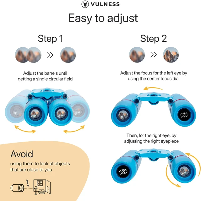 Alt view image 4 of 7 - Binoculars for Adults, Small Mini Travel Essentials, 8X21, Blue Compact Binoculars for Camping, Cruise Ship, Hiking Gear, Bird Watching, Norwegian, Alaska, Costa Rica, Must Haves, Gifts