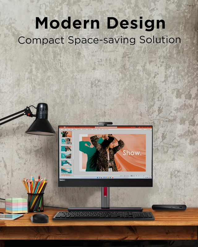 Alt view image 4 of 7 - Docking Station USB-C Universal Business Dock Dual Display (1 DP 1.4 & 1 HDMI 2.0) 65W Charging for Laptop (90W Power Adapter Included) 3X USB-A & 2X USB-C Ports Windows Compatible