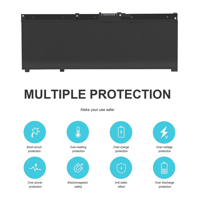Alt view image 7 of 7 - 52Wh 11.55V SR03XL SR04XL TPN-Q194 Battery for Hp Pavilion 15-CX Envy X360 15-CN 15-CP 17-BW L08855-855 L08934-2C1 917678-2B1 L08934-1B1 L08934-2B1 HSTNN-IB8L HSTNN-DB8Q SR03052XL TPN-C133 TPN-C134