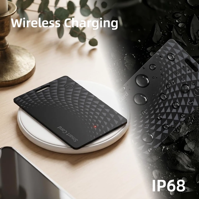 Alt view image 5 of 6 - 2026 Wallet Tracker Pro 2 Pack, Bluetooth Tracking Card for iOS and Android 0.05in Ultra Slim, 120dB Loud Alarm, Wireless Charging, Apple MFi Certified, Perfect for Wallet, Passport, Backpack