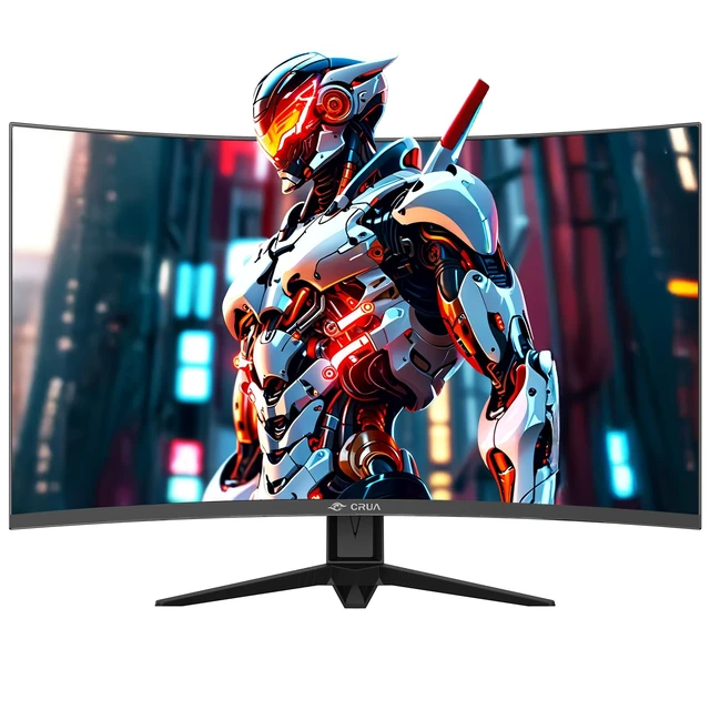 Alt view image 2 of 7 - 27 Inch QHD 260Hz Curved Gaming Monitor, 1800R VA, Built-in Speakers FreeSync, 120% sRGB, Blue Light, HDMI 2.0, DP 1.4, 100x100 Wall Mount, FPS, Esports, Racing, Streaming, Movies, Work Desk, PC