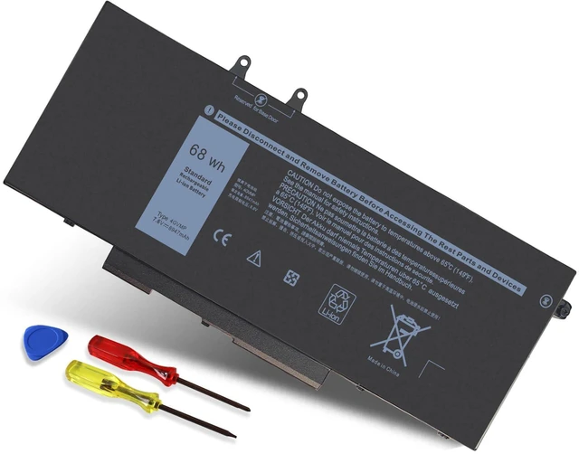 Main image of 4GVMP Laptop Battery for Dell Latitude 5400 5500 5410 5510 E5400 E5500 Inspiron 7590 7591 7791 2-in-1 Precision 3540 3550 Series P84F P84F001 P42E P42E001 P98G001 P80F001 RF7WM C5GV2 7.6V 68Wh