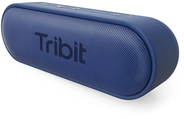Main image of XSound Go Portable Bluetooth Speaker, 16W, 24H Playtime, Blue IPX7 Waterproof, Custom EQ, XBass, BT5.3, Wireless, Loud Sound, TWS Pairing, Type-C, Outdoor, Home, Travel, Beach, Shower