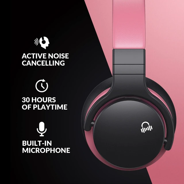 Alt view image 2 of 6 - Million Sold Classic E7 Active Noise Cancelling Headphones Upgraded HD Sound, Wireless Bluetooth Headphones Over The Ear Unequaled Comfort, Vivid Deep Bass, for Home Office Travel Gift