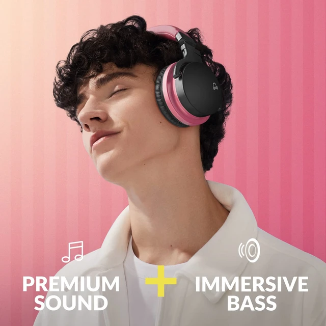 Alt view image 3 of 6 - Million Sold Classic E7 Active Noise Cancelling Headphones Upgraded HD Sound, Wireless Bluetooth Headphones Over The Ear Unequaled Comfort, Vivid Deep Bass, for Home Office Travel Gift