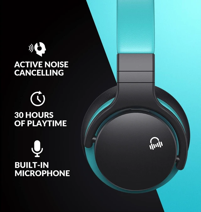 Alt view image 2 of 6 - Million Sold Classic E7 Active Noise Cancelling Headphones Upgraded HD Sound, Wireless Bluetooth Headphones Over The Ear Unequaled Comfort, Vivid Deep Bass, for Home Office Travel Gift