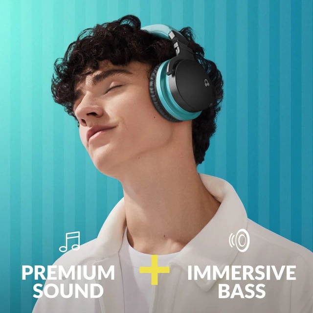 Alt view image 3 of 6 - Million Sold Classic E7 Active Noise Cancelling Headphones Upgraded HD Sound, Wireless Bluetooth Headphones Over The Ear Unequaled Comfort, Vivid Deep Bass, for Home Office Travel Gift