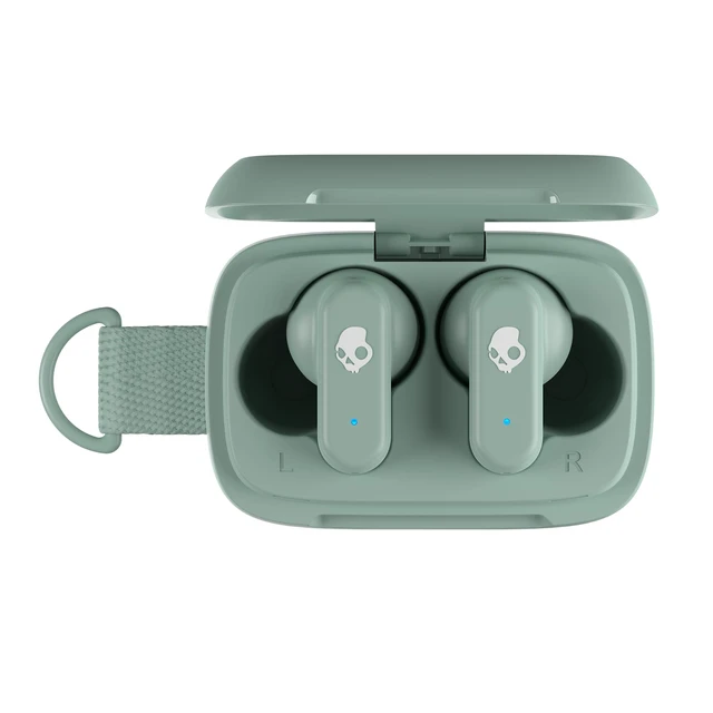 Alt view image 6 of 7 - Dime 3 Wireless In-Ear Bluetooth Earbuds - Preppy Sage Noise Isolating Fit, 20 Hours Battery, Microphone for iPhone Android, Easy Carry with Integrated Lanyard, Travel Friendly