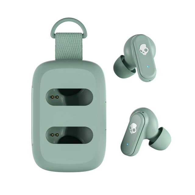 Alt view image 7 of 7 - Dime 3 Wireless In-Ear Bluetooth Earbuds - Preppy Sage Noise Isolating Fit, 20 Hours Battery, Microphone for iPhone Android, Easy Carry with Integrated Lanyard, Travel Friendly